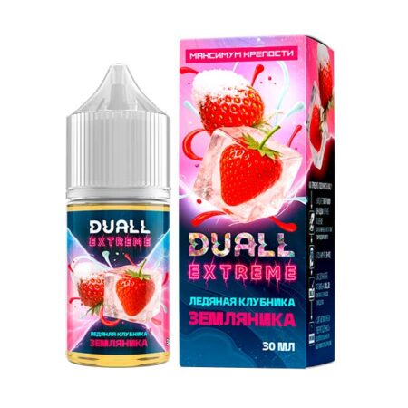 Жидкость DUALL EXTREME Salt - Ледяная Клубника Земляника 30мл (Extra Hard)