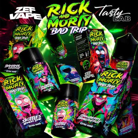 Жидкость Rick & Morty BAD TRIP Salt 30мл - Garden berries (Садовые ягоды) (20 Hard)