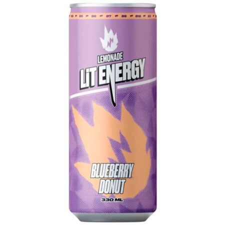 Лимонад LiT ENERGY Blueberry Donut (Черничный Донат) 330мл