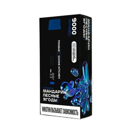 Одноразовая ЭС TIKOBAR SOLO x SMOKE KITCHEN 9000 - Мандарин лесные ягоды
