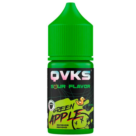 Ароматизатор QVKS SOUR KONSTRUKT 15мл - Зеленое Яблоко