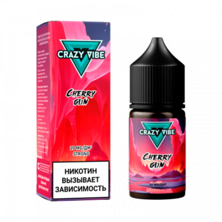 Жидкость Crazy Vibe Salt - Вишневая жвачка 30мл (20mg)