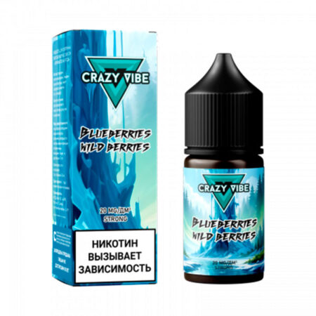 Жидкость Crazy Vibe Salt - Черника и лесные ягоды 30мл (20mg)