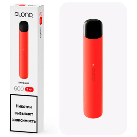 Одноразовая ЭС PLONQ ALPHA 600 - Клубника (М)