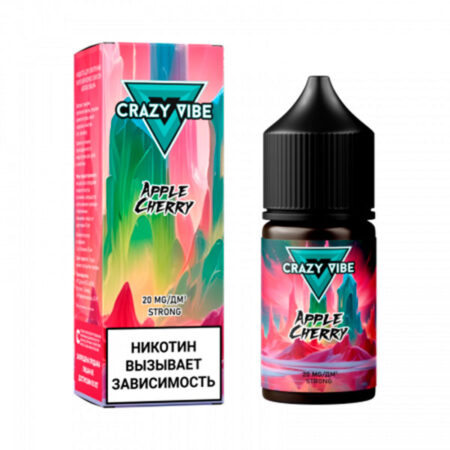 Жидкость Crazy Vibe Salt - Яблоко вишня 30мл (20mg)