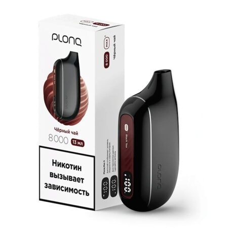 Одноразовая ЭС PLONQ Max Smart 8000 - Черный Чай (М)