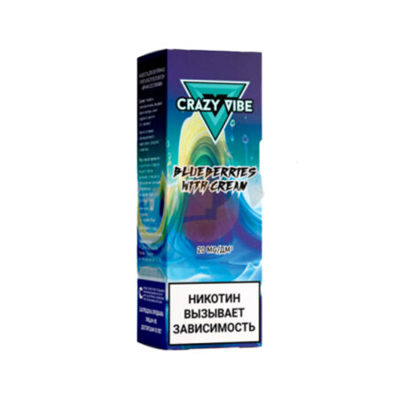 Жидкость Crazy Vibe Salt - Черника со сливками 30мл (20mg)