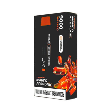 Одноразовая ЭС TIKOBAR SOLO x SMOKE KITCHEN 9000 - Манго апероль