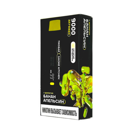 Одноразовая ЭС TIKOBAR SOLO x SMOKE KITCHEN 9000 - Банан апельсин