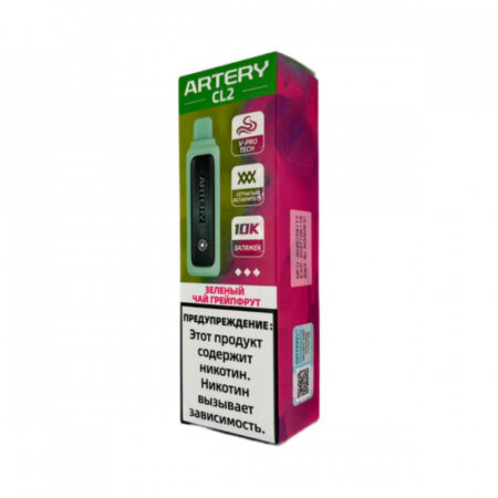 Одноразовая ЭС ARTERY CL2 10000 - Green Tea Grapefruit