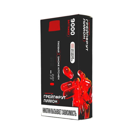 Одноразовая ЭС TIKOBAR SOLO x SMOKE KITCHEN 9000 - Грейпфрут лимон