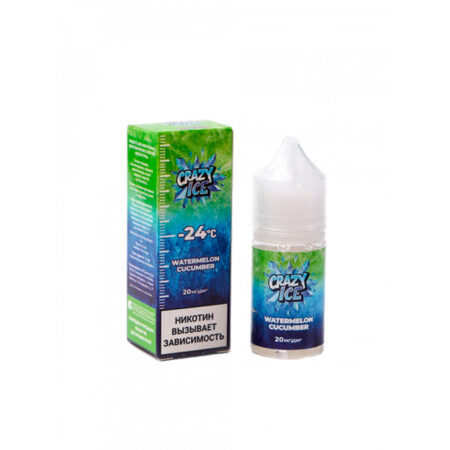 Жидкость Crazy Ice Salt - Арбуз огурец 30мл (20mg)