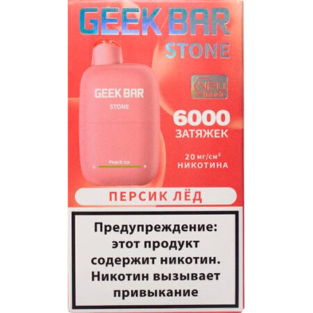 Одноразовая ЭС Geek Bar Stone 6000 - Персик Лед