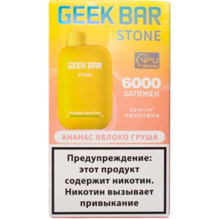 Одноразовая ЭС Geek Bar Stone 6000 - Ананас Яблоко Груша