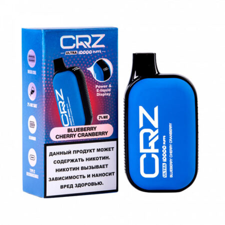 Одноразовая ЭС CRZ ULTRA 10000 - Черника Вишня Клюква