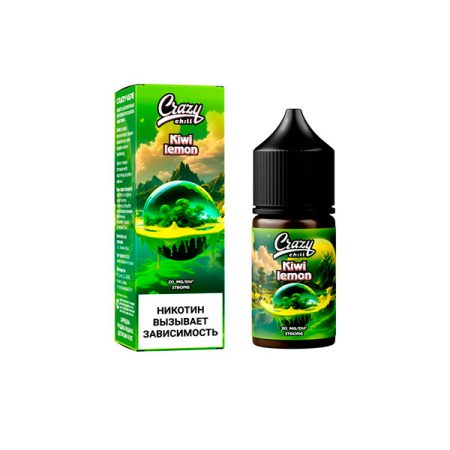 Жидкость Crazy Chill Salt - Киви лимон 30мл (20mg)