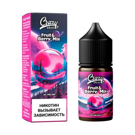 Жидкость Crazy Chill Salt - Фруктово-ягодный микс 30мл (20mg)