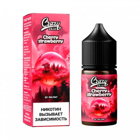 Жидкость Crazy Chill Salt - Вишня клубника 30мл (20mg)