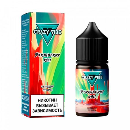 Жидкость Crazy Vibe Salt - Клубника Киви 30мл (20mg)