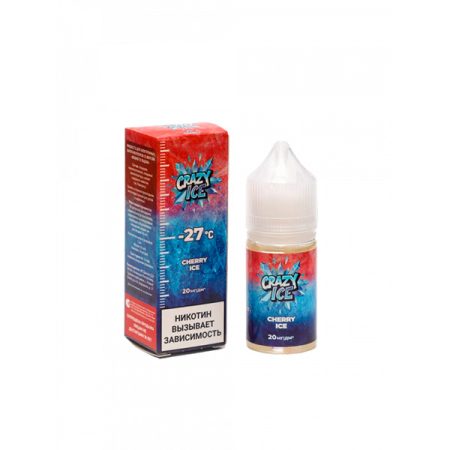 Жидкость Crazy Ice Salt - Вишня со льдом 30мл (20 Strong)