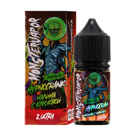 Жидкость MONSTERVAPOR Salt 30мл - Hypnocrank (Малина с Клюквой) (20 Ultra) (М)
