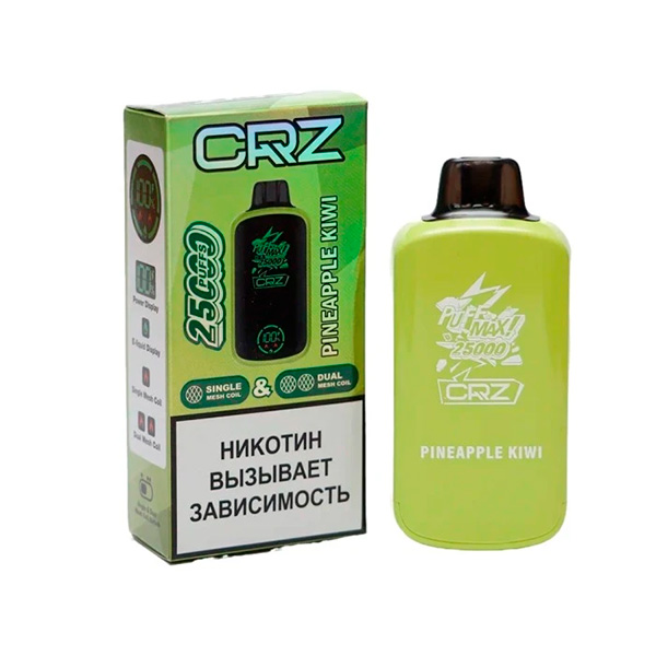 Одноразовая ЭС CRZ 25000 — Ананас Киви (M) Одноразовая ЭС CRZ 25000 - Ананас Киви (M)