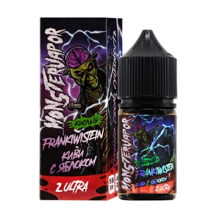 Жидкость MONSTERVAPOR Salt 30мл - Frankiwistein (Киви с Яблоком) (20mg) (М)
