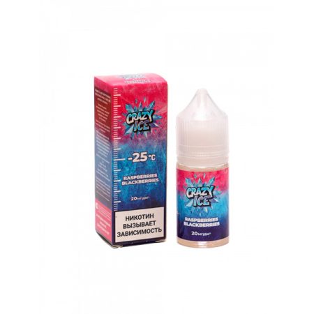 Жидкость Crazy Ice Salt - Малина со льдом 30мл (20 Strong)