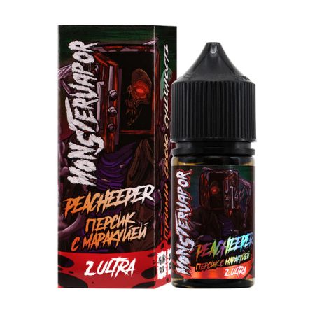 Жидкость MONSTERVAPOR Salt 30мл - Peacheeper (Персик с Маракуйей) (20mg) (М)