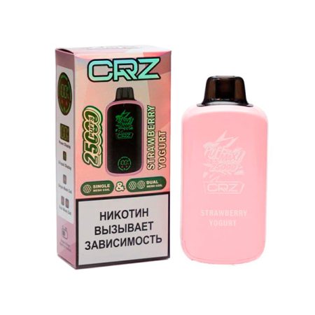 Одноразовая ЭС CRZ 25000 - Клубничный йогурт (M)