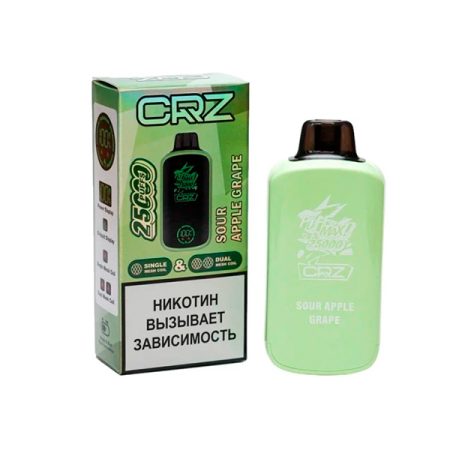 Одноразовая ЭС CRZ 25000 - Кислое яблоко-виноград (M)